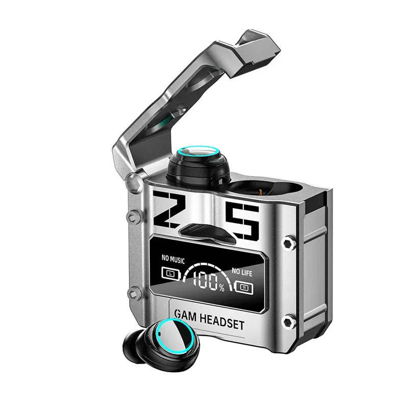 Nouveau TWS M25 Bluetooth 5.3 TWS casque sans fil avec affichage LED casque stéréo contrôle tactile écouteurs réduction du bruit