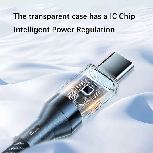 NNBILI-Câble USB Type-C vers Type-C, 120W, charge ultra rapide, avec écran LED, pour téléphone Huawei, Oppo, Vivo