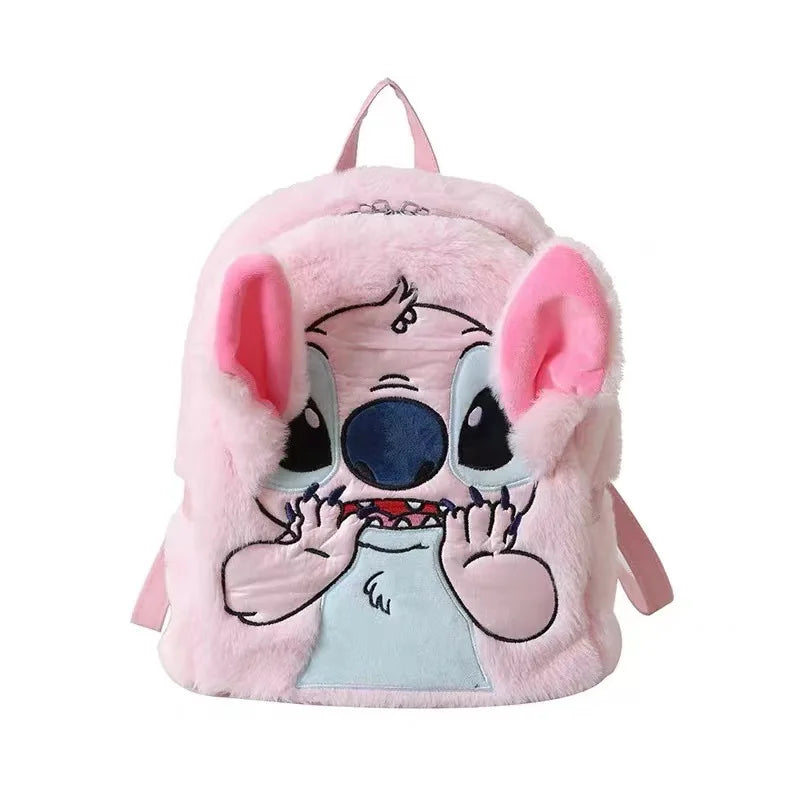 Nouveau sac à dos en peluche Disney Ins japonais point bleu dessin animé drôle grande capacité étudiant sac à dos sac de maternelle enfant cadeau