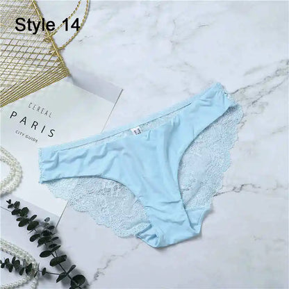 Femmes Sexy dentelle Pantie coton sans couture respirant léopard Sexy Lingerie glace soie sous-vêtements tendances