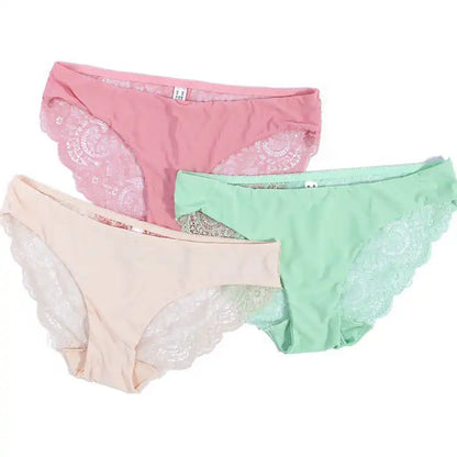 Femmes Sexy dentelle Pantie coton sans couture respirant léopard Sexy Lingerie glace soie sous-vêtements tendances
