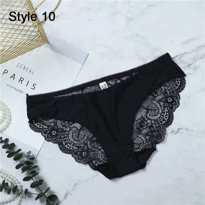 Femmes Sexy dentelle Pantie coton sans couture respirant léopard Sexy Lingerie glace soie sous-vêtements tendances