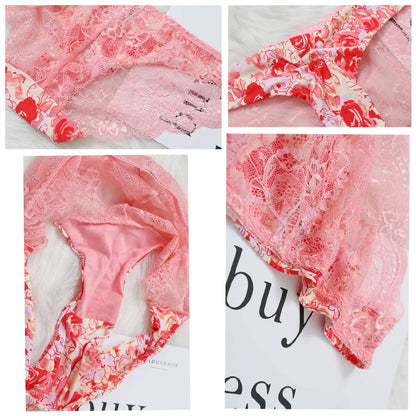 Femmes Sexy dentelle Pantie coton sans couture respirant léopard Sexy Lingerie glace soie sous-vêtements tendances