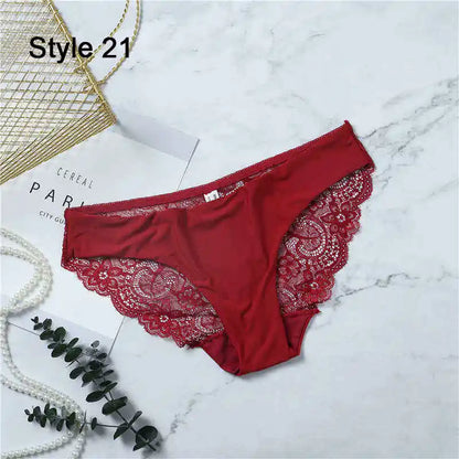Femmes Sexy dentelle Pantie coton sans couture respirant léopard Sexy Lingerie glace soie sous-vêtements tendances