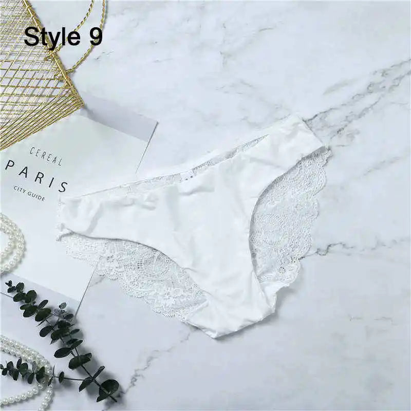 Femmes Sexy dentelle Pantie coton sans couture respirant léopard Sexy Lingerie glace soie sous-vêtements tendances