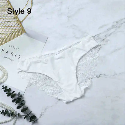 Femmes Sexy dentelle Pantie coton sans couture respirant léopard Sexy Lingerie glace soie sous-vêtements tendances