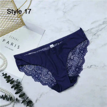 Femmes Sexy dentelle Pantie coton sans couture respirant léopard Sexy Lingerie glace soie sous-vêtements tendances