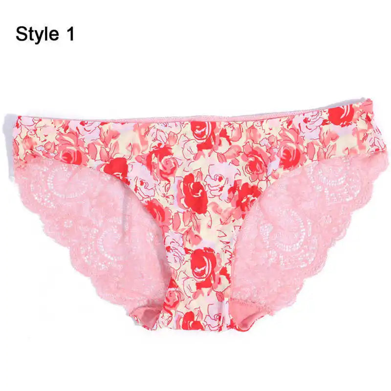 Femmes Sexy dentelle Pantie coton sans couture respirant léopard Sexy Lingerie glace soie sous-vêtements tendances
