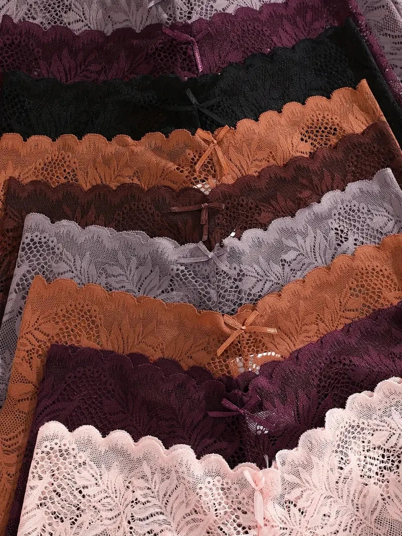 14 pièces/ensemble femmes dentelle Boyshorts Sexy caleçons taille basse culottes dames mode florale sous-vêtements en dentelle S-XL filles culotte intimes