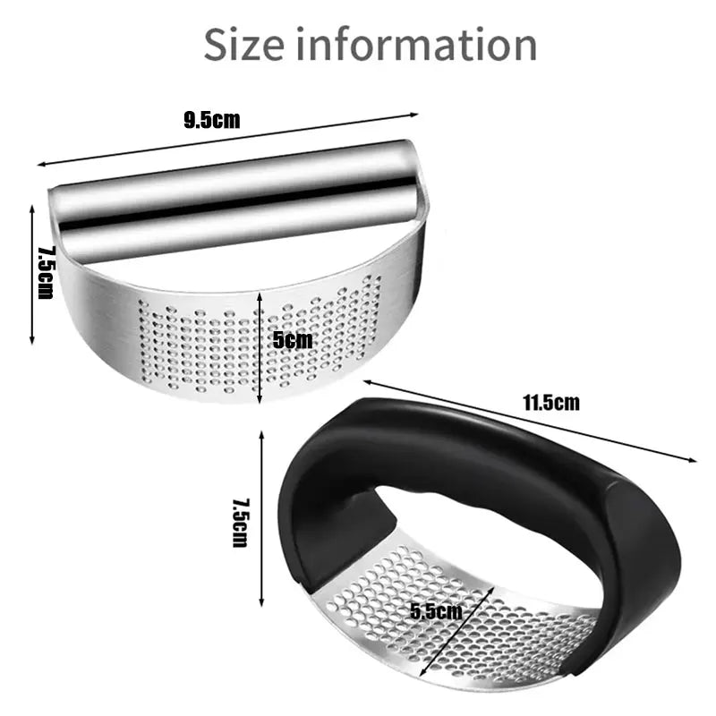 Presse-ail manuel en acier inoxydable amélioré, broyeur à bascule pour ail et gingembre, outils de hachage, Gadgets de cuisine