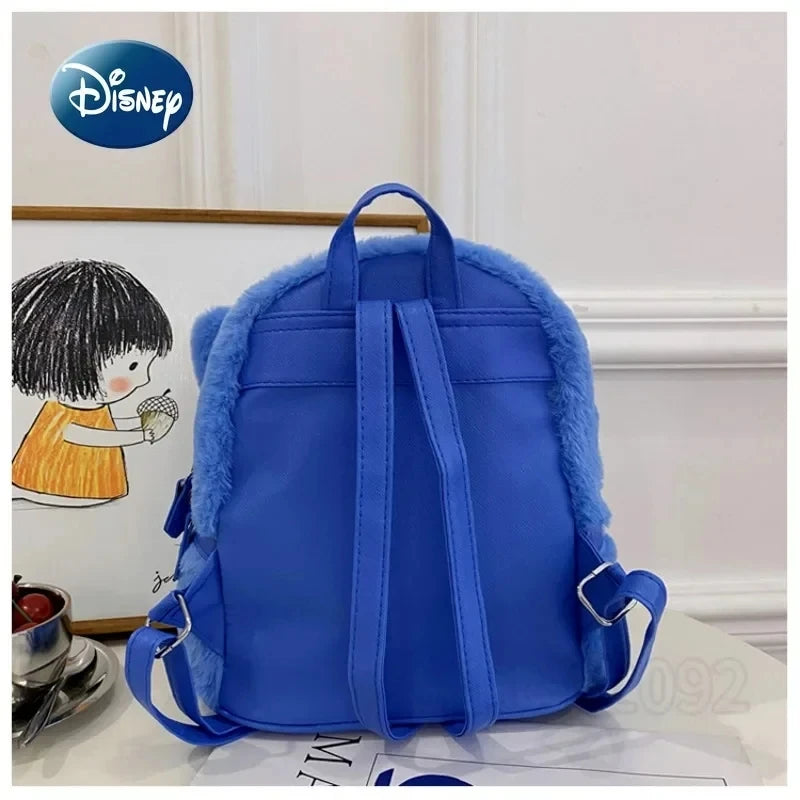 Nouveau sac à dos en peluche Disney Ins japonais point bleu dessin animé drôle grande capacité étudiant sac à dos sac de maternelle enfant cadeau