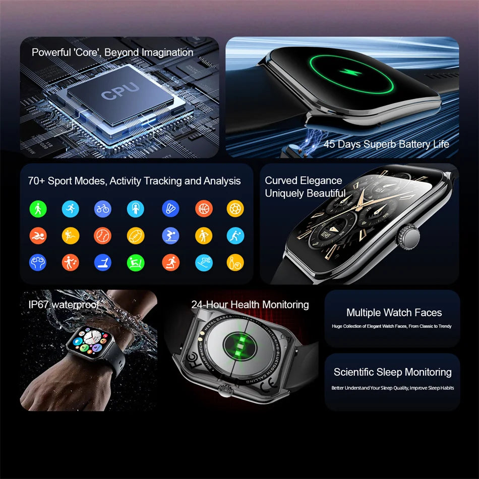 Xiaomi nouveau Ultra mince AMOLED montre intelligente hommes 386*448HD écran mode femmes sport Bracelet BT appel étanche Smartwatch