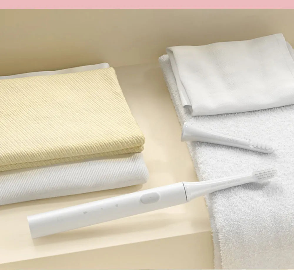 XIAOMI-Brosse à dents électrique sonique T100 Mi Smart, étanche IPX7, aste par USB, blanchiment des dents