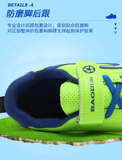 Chaussures de football professionnelles d'intérieur pour enfants, chaussures de terrain de football pour garçons, baskets originales, match rapide, TF, AG Society, Aleats