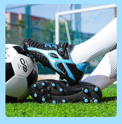 Chaussures de football professionnelles d'intérieur pour enfants, chaussures de terrain de football pour garçons, baskets originales, match rapide, TF, AG Society, Aleats