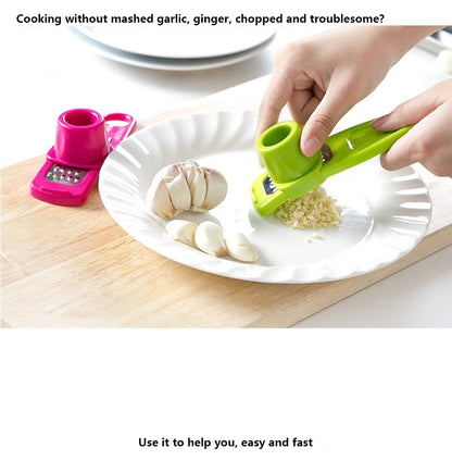 Broyeur d'ail au gingembre, presse à ail, râpe, éplucheur manuel, hachoir à ail, outil de hachage, accessoires de cuisine