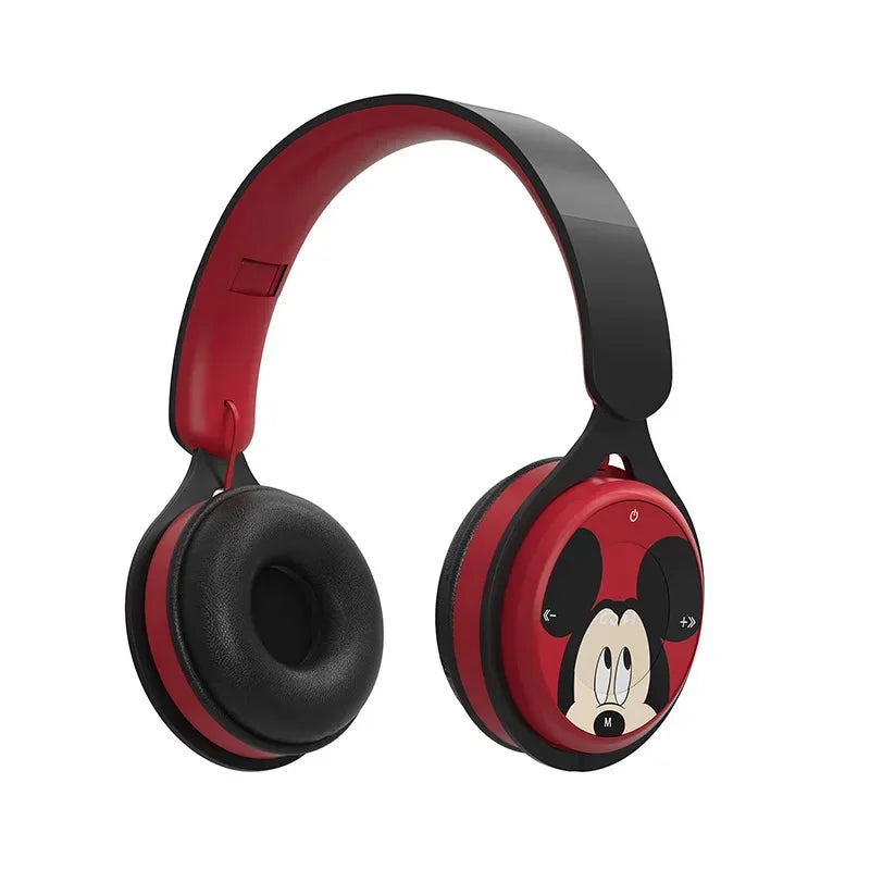 Nouveau Disney point sans fil Bluetooth casque AH-806 HIFI stéréo son pliable casques avec micro Anime dessin animé enfants cadeau