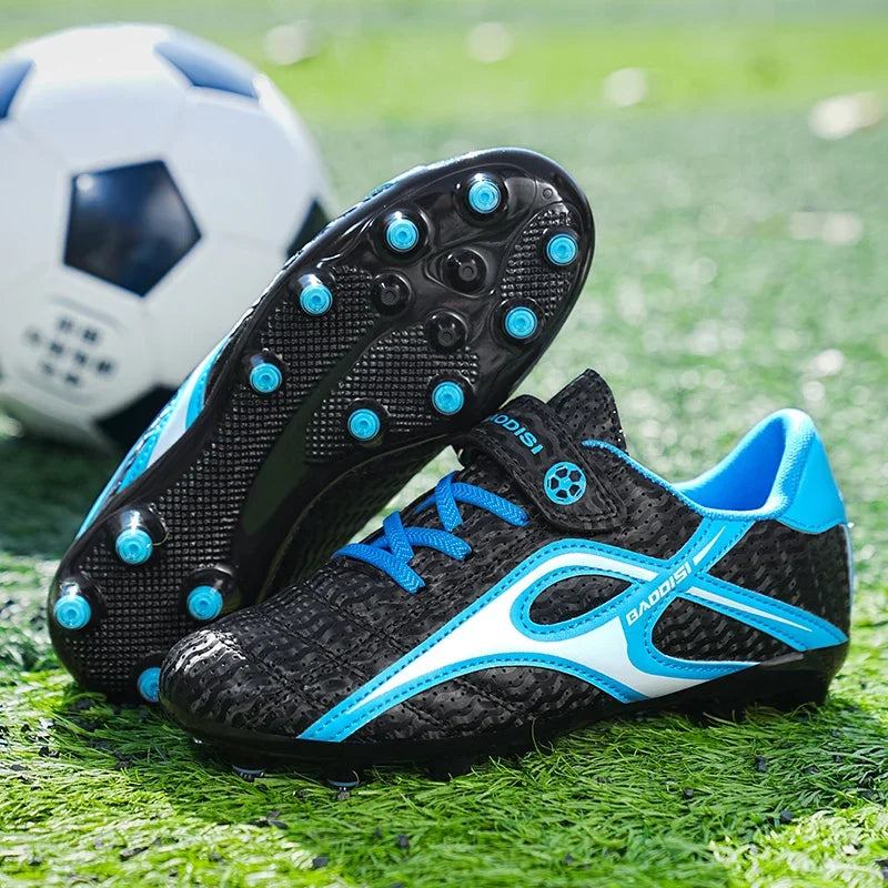 Chaussures de football professionnelles d'intérieur pour enfants, chaussures de terrain de football pour garçons, baskets originales, match rapide, TF, AG Society, Aleats