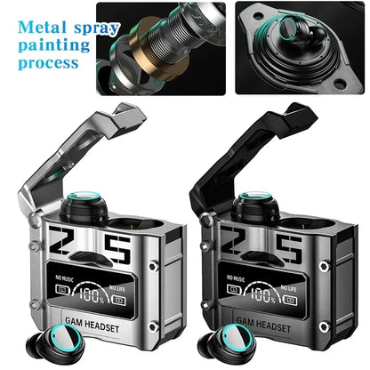 Écouteurs sans fil M25 TWS, Bluetooth 5.3, contrôle tactile, réduction du bruit, stéréo, écouteurs étanches, ensembles de sauna, originaux