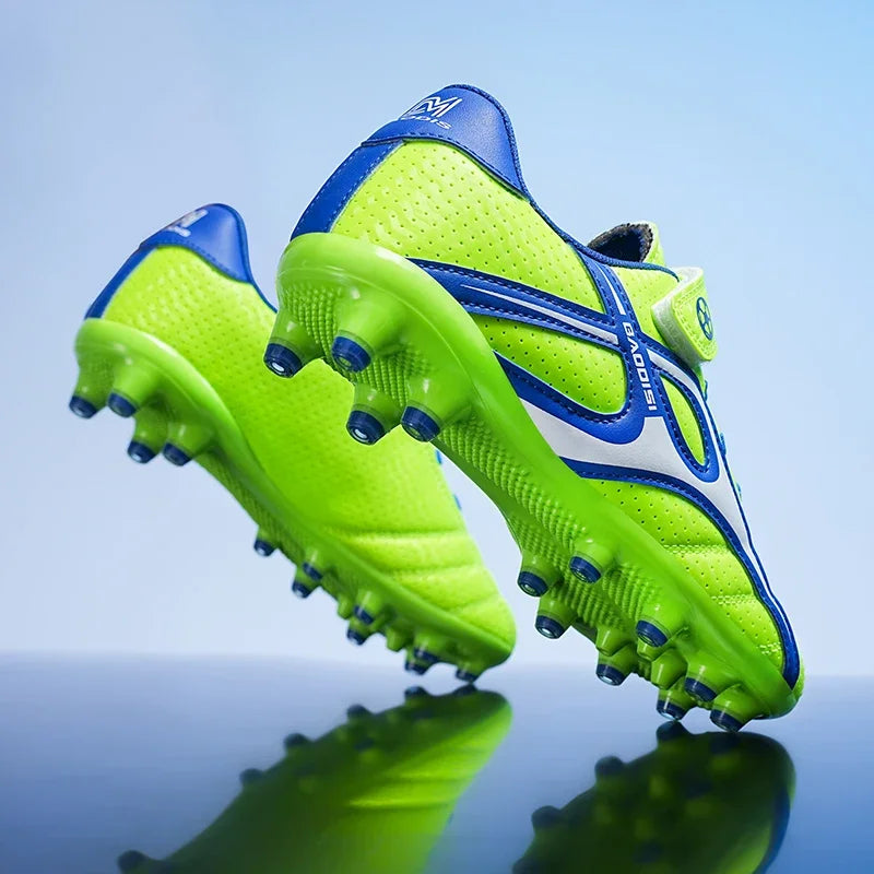 Chaussures de football professionnelles d'intérieur pour enfants, chaussures de terrain de football pour garçons, baskets originales, match rapide, TF, AG Society, Aleats