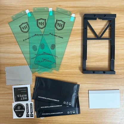 3 pièces pour Samsung Galaxy S25 S24 S23 S22 Ultra S21 S20 S10 S9 PLUS Note 20 10 9 8 protecteur d'écran avec Kit, pas en verre trempé