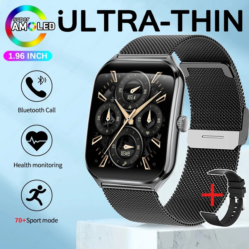 Xiaomi nouveau Ultra mince AMOLED montre intelligente hommes 386*448HD écran mode femmes sport Bracelet BT appel étanche Smartwatch