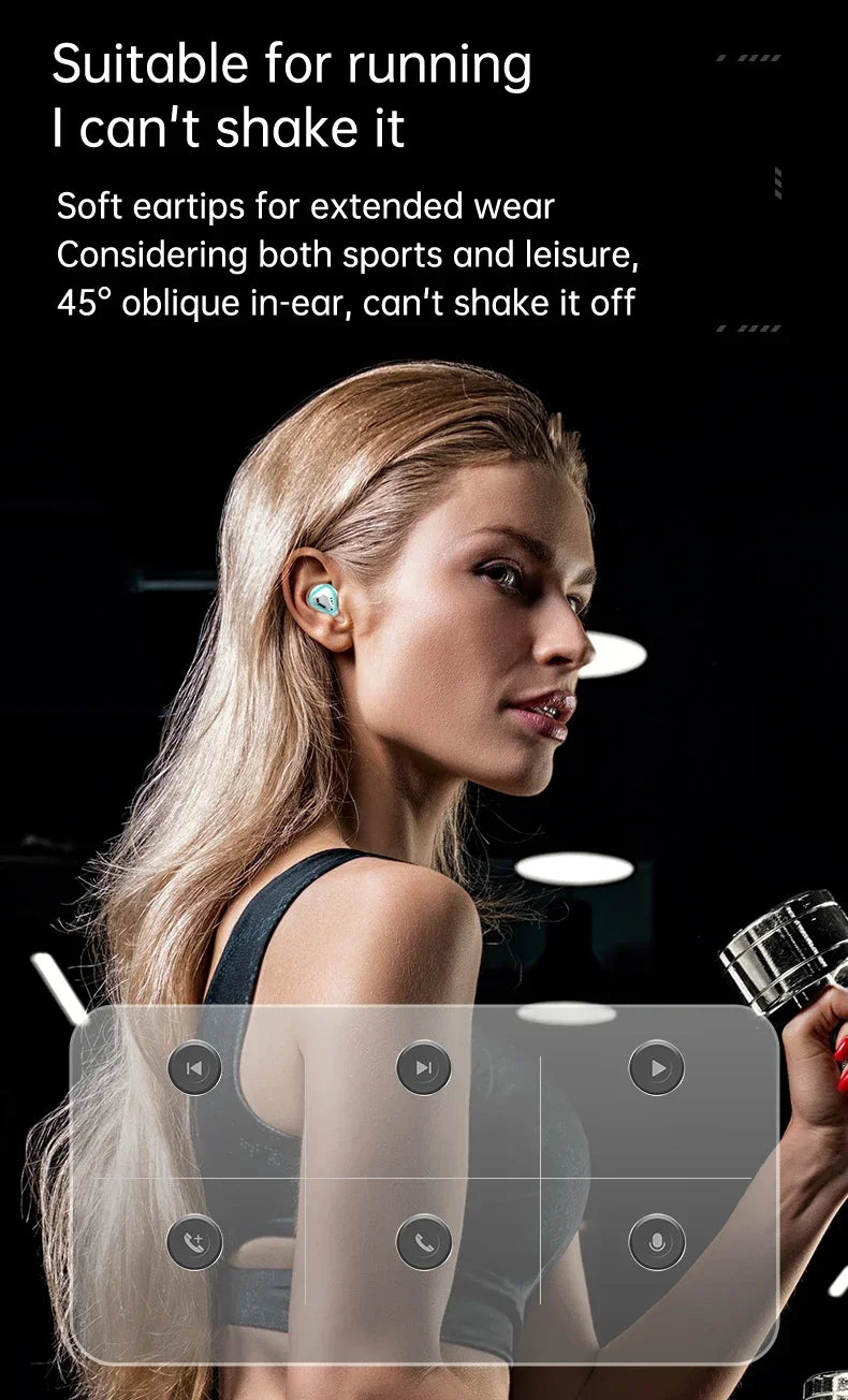 TWS M45 Bluetooth écouteurs 5.3 sans fil bluetooth casque antibruit casques avec Microphone casque pour Xiaomi Redmi