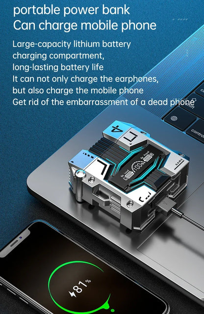 TWS M45 Bluetooth écouteurs 5.3 sans fil bluetooth casque antibruit casques avec Microphone casque pour Xiaomi Redmi