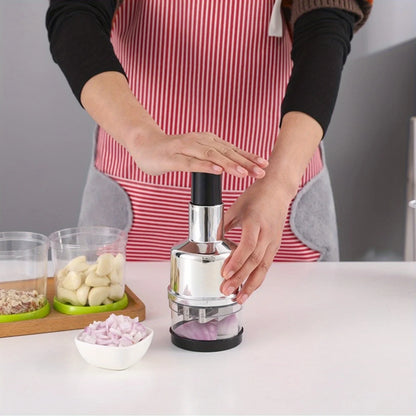 Presse-ail manuel, broyeur d'ail, hachoir à oignon, Type poussoir, outil d'ail, outils pour fruits et légumes, accessoires de cuisine