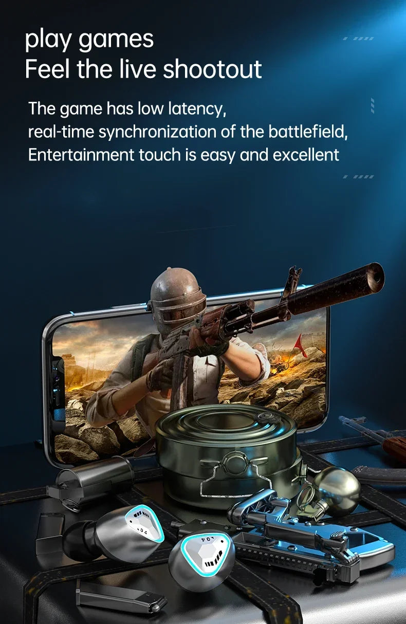 TWS M45 Bluetooth écouteurs 5.3 sans fil bluetooth casque antibruit casques avec Microphone casque pour Xiaomi Redmi