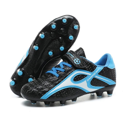 Chaussures de football professionnelles d'intérieur pour enfants, chaussures de terrain de football pour garçons, baskets originales, match rapide, TF, AG Society, Aleats