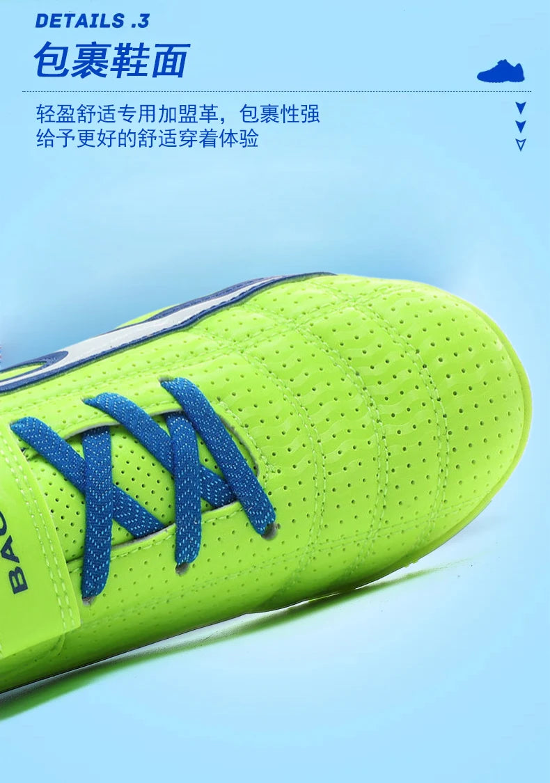 Chaussures de football professionnelles d'intérieur pour enfants, chaussures de terrain de football pour garçons, baskets originales, match rapide, TF, AG Society, Aleats