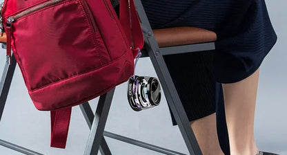 Haut-parleur Bluetooth magnétique d'extérieur, Mini haut-parleur stéréo de voyage Portable sans fil avec lumière de couleur rvb et support de téléphone pour Ios