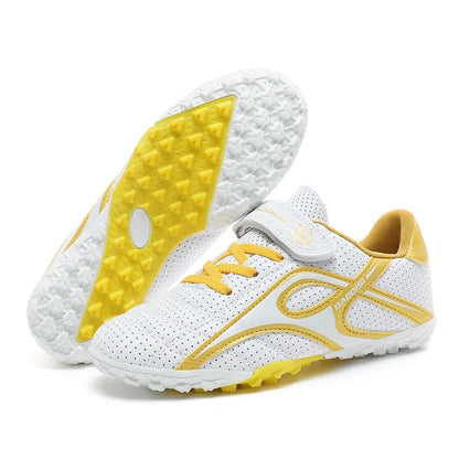 Chaussures de football professionnelles d'intérieur pour enfants, chaussures de terrain de football pour garçons, baskets originales, match rapide, TF, AG Society, Aleats