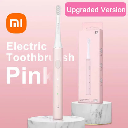 XIAOMI-Brosse à dents électrique sonique T100 Mi Smart, étanche IPX7, aste par USB, blanchiment des dents