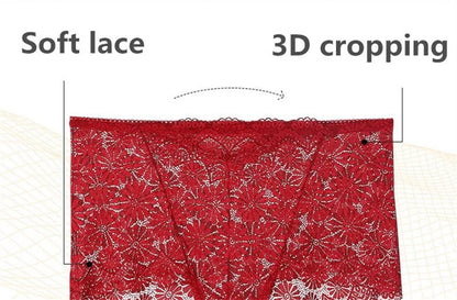 Sous-vêtements femmes taille haute lingerie sexy femmes évidé dentelle grande taille culottes slips ropa intérieur femenina ropa mujer