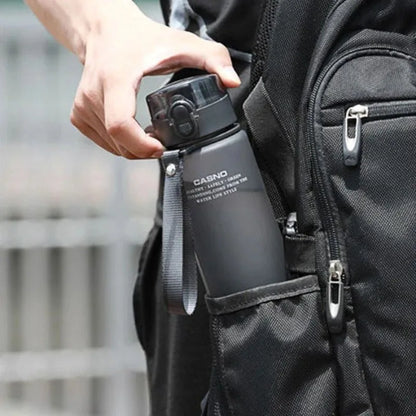 560ML point ange dessin animé tasse d'eau gris bleu Portable en plastique grande capacité figurines de dessin animé tasse transparente Sports de plein air eau