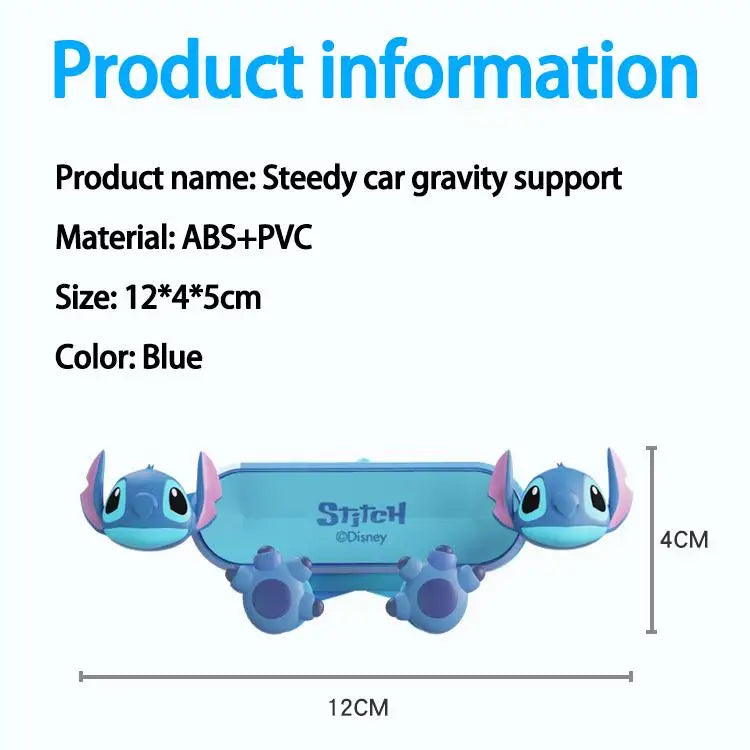 Support de téléphone de voiture point pour Support GPS Support dessin animé antidérapant antichoc Support rotatif accessoires mobiles