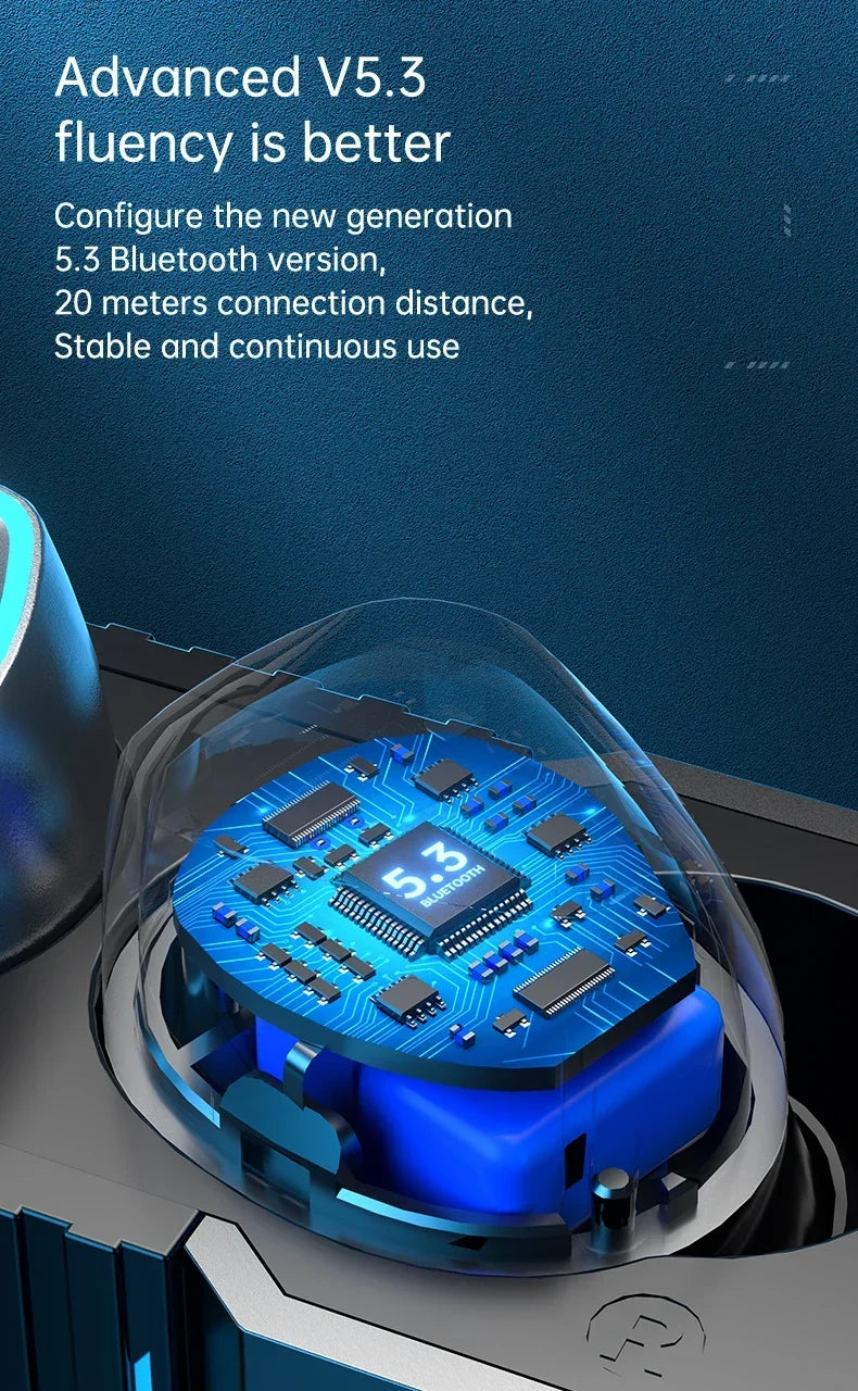 TWS M45 Bluetooth écouteurs 5.3 sans fil bluetooth casque antibruit casques avec Microphone casque pour Xiaomi Redmi