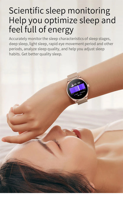 Nouveau Original Ultra mince Bluetooth appel SmartWatch femmes montres hommes sport Fitness Tracker fréquence cardiaque Smartwatch pour Android IOS