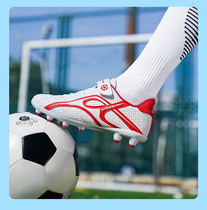 Chaussures de football professionnelles d'intérieur pour enfants, chaussures de terrain de football pour garçons, baskets originales, match rapide, TF, AG Society, Aleats