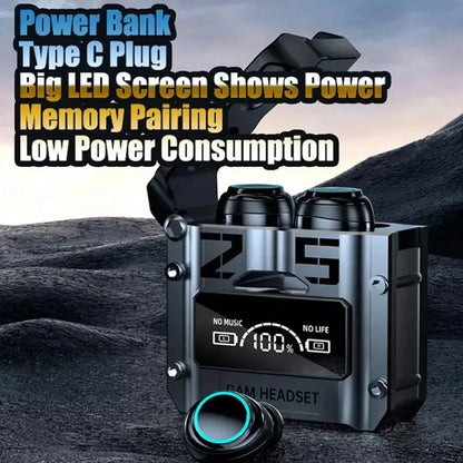 Nouveau TWS M25 Bluetooth 5.3 TWS casque sans fil avec affichage LED casque stéréo contrôle tactile écouteurs réduction du bruit