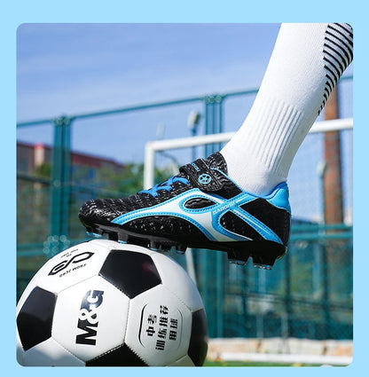 Chaussures de football professionnelles d'intérieur pour enfants, chaussures de terrain de football pour garçons, baskets originales, match rapide, TF, AG Society, Aleats