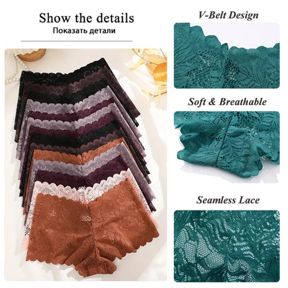14 pièces/ensemble femmes dentelle Boyshorts Sexy caleçons taille basse culottes dames mode florale sous-vêtements en dentelle S-XL filles culotte intimes