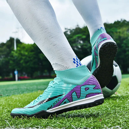 Original nouveaux hommes chaussures de Football chaussures de Football professionnel crampons de société chaussures de Football rapide en salle bottes de Football d'entraînement