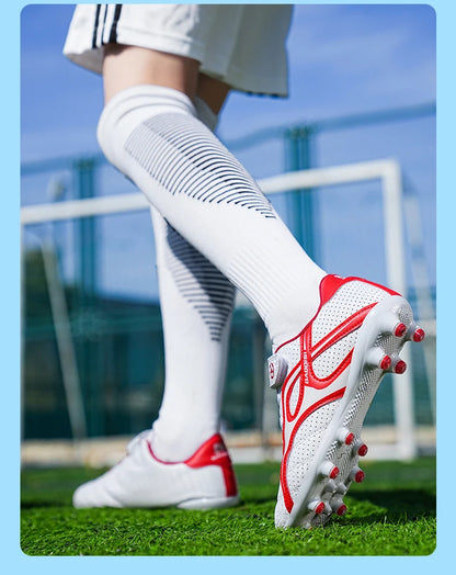 Chaussures de football professionnelles d'intérieur pour enfants, chaussures de terrain de football pour garçons, baskets originales, match rapide, TF, AG Society, Aleats