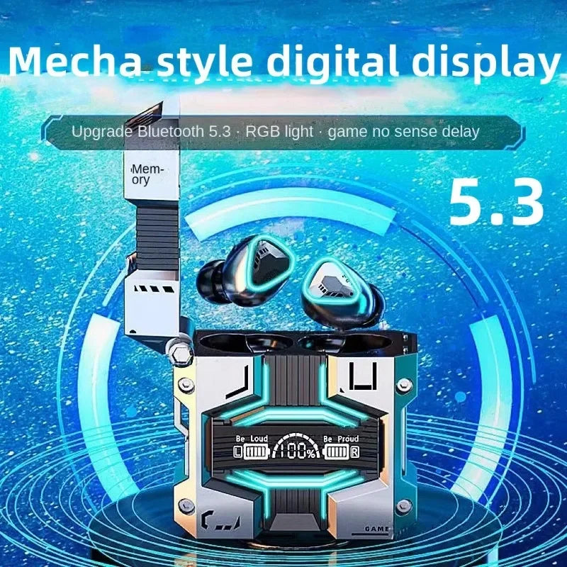 TWS M45 Bluetooth écouteurs 5.3 sans fil bluetooth casque antibruit casques avec Microphone casque pour Xiaomi Redmi