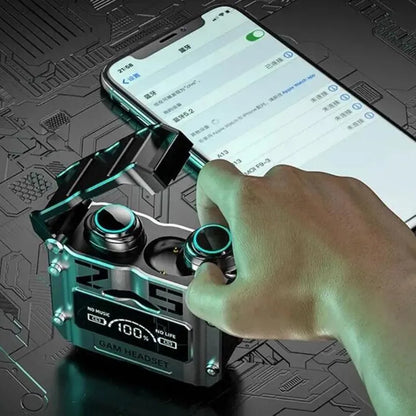 Nouveau TWS M25 Bluetooth 5.3 TWS casque sans fil avec affichage LED casque stéréo contrôle tactile écouteurs réduction du bruit