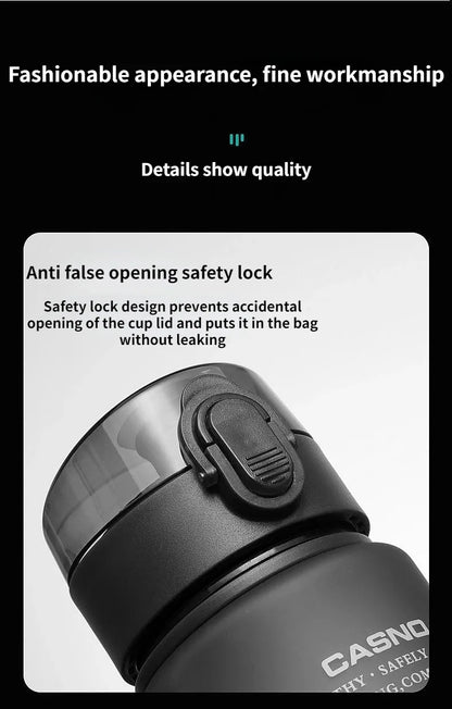 560ML point ange dessin animé tasse d'eau gris bleu Portable en plastique grande capacité figurines de dessin animé tasse transparente Sports de plein air eau