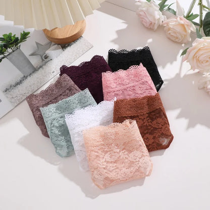 Strings sexy en dentelle pour femmes, slips taille basse, sous-vêtements doux pour dames, caleçons floraux, culottes florales, lingerie féminine, 3 pièces